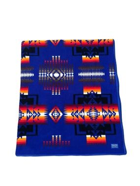 Pendleton Beaver State Aztec Wool Blanket Chief Joseph Southwestern 77x65”